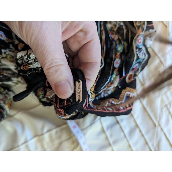 free people dance magic sheer chiffon tunic dress no slip sz s euc - Picture 6 of 8